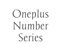 OnePlus Number Series
